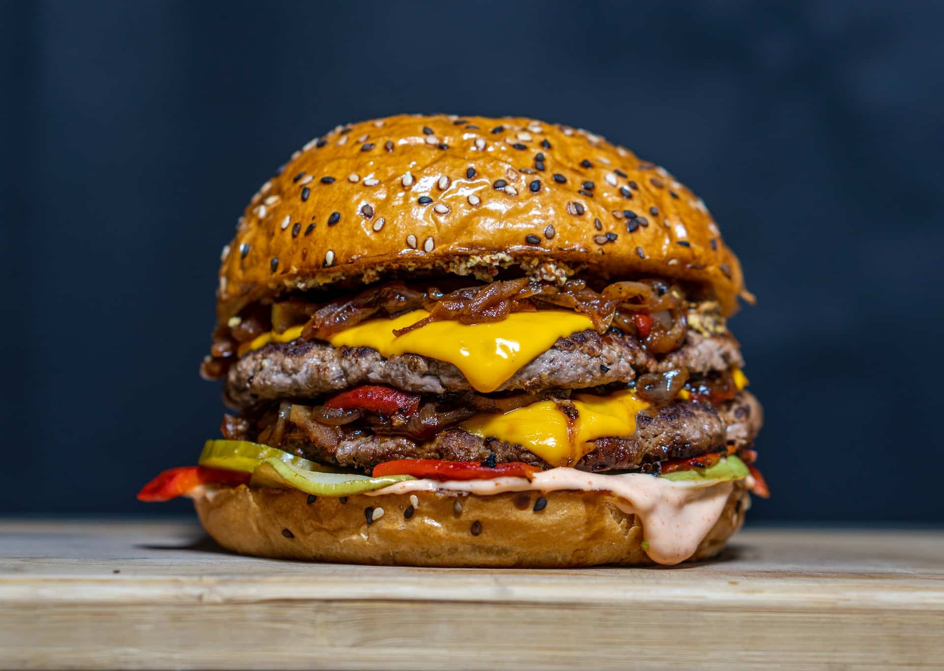 Burger gourmand au boeuf