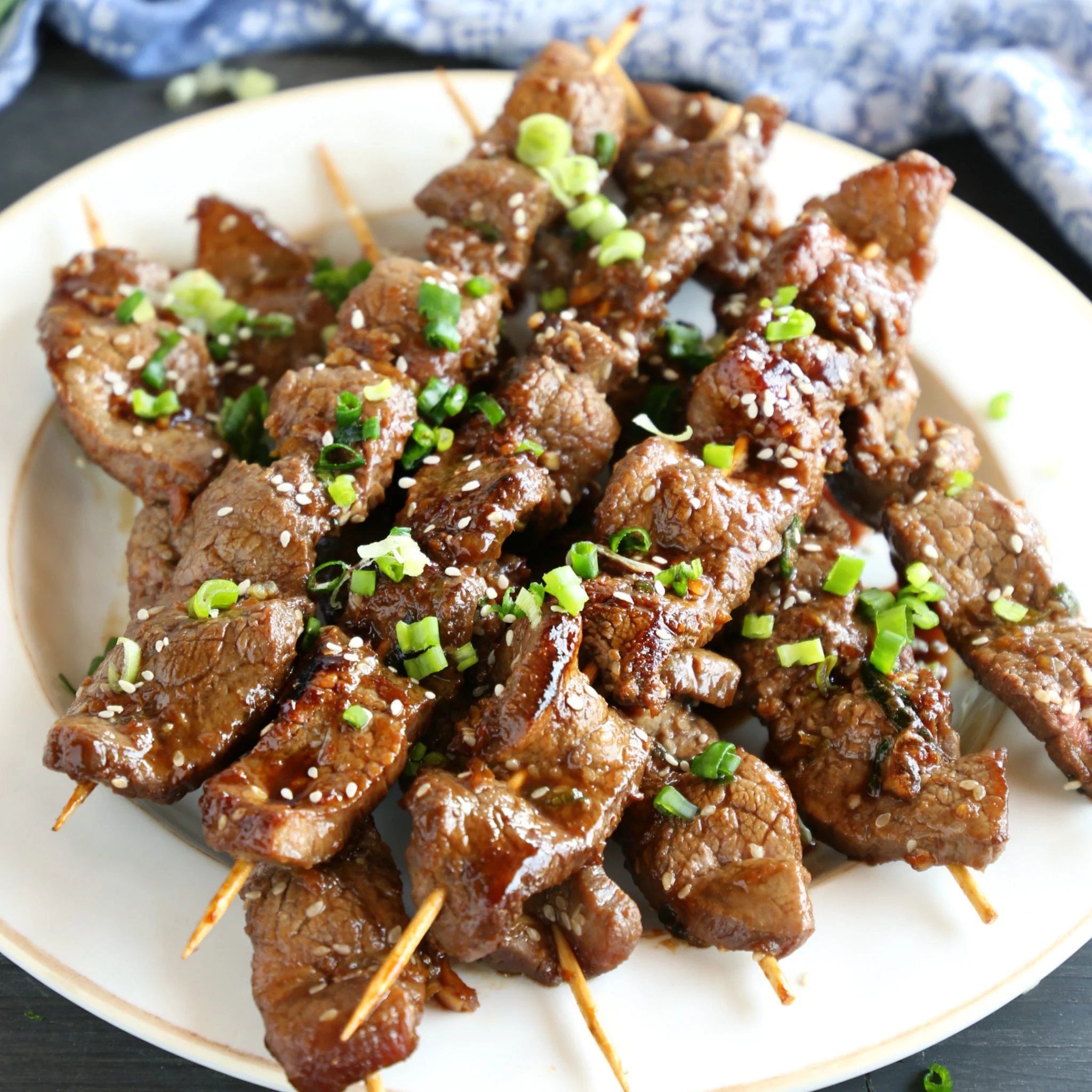 Brochettes de boeuf à la coréenne